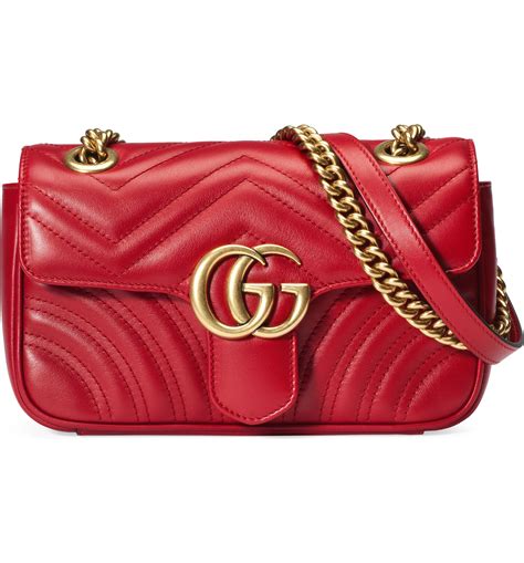 gucci mini marmont 2.0 leather crossbody bag|Gucci Marmont large shoulder bag.